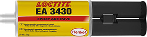 U60205: Loctite EA 3430 - Adesivo epossidico bicomponente rapido, tenace, elevata trasparenza; LOCTITE