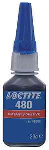 U62045: Loctite 480 - Adesivo ciano-elastomerico istantaneo; LOCTITE