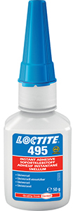 U62055: Loctite 495 - Adesivo cianoacrilico istantaneo multiuso; LOCTITE