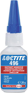 U62060: Loctite 496 - Adesivo cianoacrilico metilico istantaneo; LOCTITE