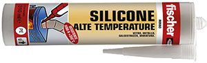 U63210: Sigillante siliconico rosso per alte temperature SAT; FISCHER