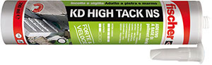 U63220: Adesivo sigillante KD HIGH TACK NS ad altissima presa iniziale a base di polimeri ibridi; FISCHER