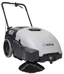 U80010: Spazzatrice manuale a batteria mod. SW 750; NILFISK