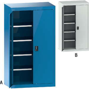 V06055: Armadi per merci pesanti con ante battenti, ripiani e cassetti; LISTA