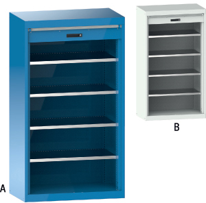 V06085: Armadi per merci pesanti con tapparella, ripiani e cassetti; LISTA