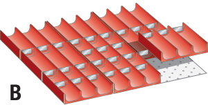 V07010: Accessori per cassetti; LISTA