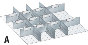 V07035: Accessori per cassetti; LISTA