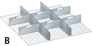 V07040: Accessori per cassetti; LISTA