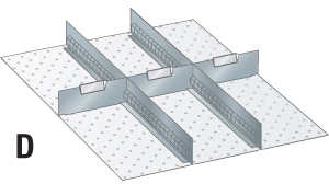 V07145: Accessori per cassetti; LISTA