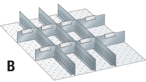 V07155: Accessori per cassetti; LISTA