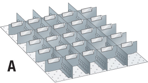 V07160: Accessori per cassetti; LISTA
