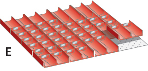 V07225: Accessori per cassetti; LISTA