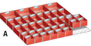 V07230: Accessori per cassetti; LISTA