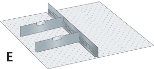 V07240: Accessori per cassetti; LISTA