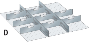 V07245: Accessori per cassetti; LISTA