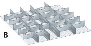 V07255: Accessori per cassetti; LISTA