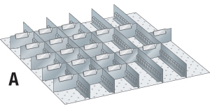 V07260: Accessori per cassetti; LISTA