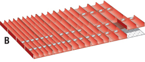 V07310: Accessori per cassetti; LISTA