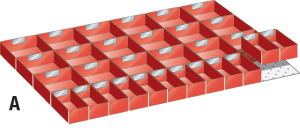 V07315: Accessori per cassetti; LISTA