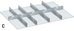 V07335: Accessori per cassetti; LISTA