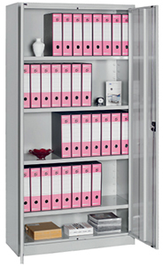 V25081: Armadi con ante battenti e ripiani; TKN_MAG-LINE