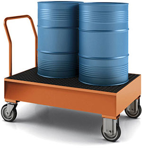 V50310: Carrelli con vasca di contenimento; ANSALONI