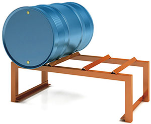 V50320: Supporti per stoccaggio fusti in orizzontale; ANSALONI