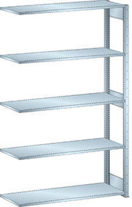 V70035: Scaffalature con montanti e ripiani; LISTA